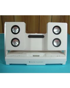 iPod Nano 1st Gen Speaker System Dock Portable inMotion Altec Lansing White