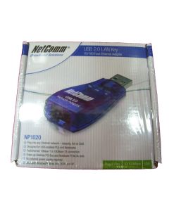 NETCOMM USB NEWTORK ETHERNET ADAPTOR DONGLE 10/100 LAN USB2.0 NP1020
