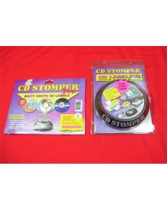 CD Stomper Pro CD DVD Label System Kit PC Mac Software Labeling Vintage Retro
