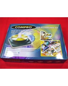 CD DVD LABELLING KIT LABEL CD-R MEDIA APPLICATOR COMPRO JEWEL CASE INSERT