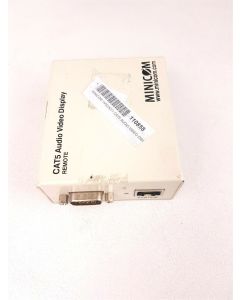 MINICOM CAT5 VGA TRANSMITTER DATA 1VS23011 AUDIO VIDEO DISPLAY REMOTE