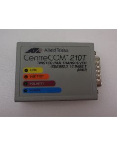 ALLIED TELESYS CENTRECOM 210T TWISTED PAIR TRANSRECEIVER
