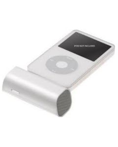 PORTABLE SPEAKER STEREO AUDIO IPOD MP3 GEAR4 MICRO DOCK 3.5MM JACK WHITE