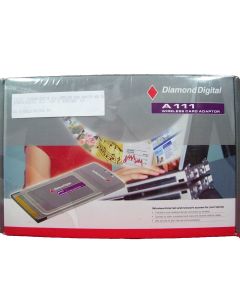 WIRELESS WIFI NOTEBOOK CARD PCMCIA LAPTOP ADAPTOR CARDBUS 802.11 DIAMOND DIGITAL
