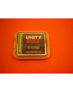 JANOME SEWING MACHINE MEMORY CARD CF 64MB COMPACT FLASH UNITY DIGITAL