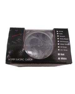 Racing Car Turbo Boost Gauge Psi Pressure Meter 60mm Black Face Smoked Lens
