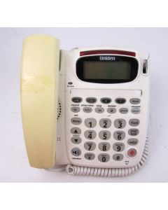 UNIDEN SSE17 CORDED TELEPHONE WHITE VISUAL INCOMING CALL INDICATOR