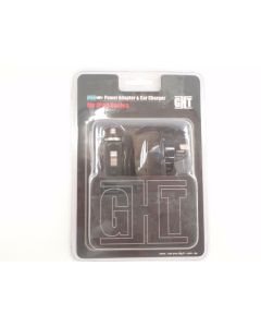 GHT GHTC2B IPOD 5V 1A POWER ADAPTOR & CAR CHARGER NEW