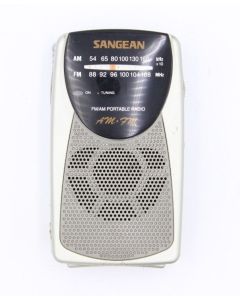 Sangean SR-25 AM/FM Radio Portable Handheld AM FM Silver Grey Black