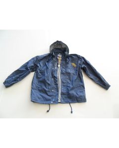 HAWTHORN HAWKS AFL LICENSED WATERPROOF RAIN JACKET HOODED UNISEX MENS WOMENS M