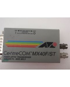 ALLIED TELESYN MX40F/ST  CENTRECOM FIBER OPTIC TRANS RECEIVER