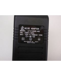 LF LF121000D-485 12V 1A 12VA AC DC POWER ADAPTOR
