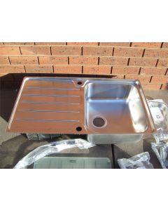 KITCHEN SINK FRANKE INSET STAINLESS STEEL CUTTING BOARD COLANDER WASTE BASKET