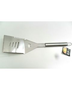 BBQ SPATULA GRIDDLE SCRAPER GRILL TURNER FLIP MATE STAINLESS STEEL TOOL BARBECUE
