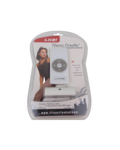 IPOD NANO CHARGING CRADLE DOCK CHARGER BASE USB INFRARED REMOTE WHITE