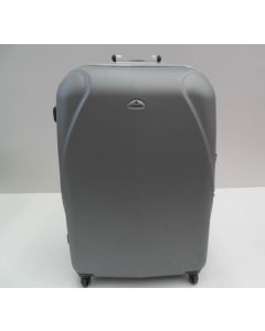 Samsonite Rolling Suitcase Hard Shell Spinner Travel TSA Luggage Silver Wheels