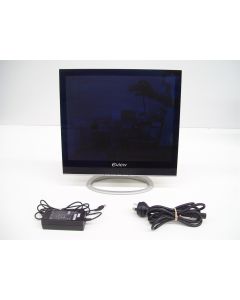 PANASONIC 17" LCD MONITOR EVIEW TX-LCD17JAGBLK GLASS PANEL SPEAKERS DVI-I