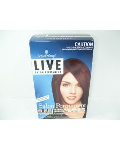 SCHWARZKOPF PERMANENT HAIR COLOUR COLOR WARM RED BROWN 5.85 LIVE SALON PRO