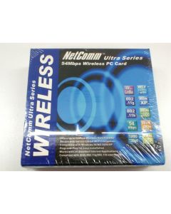 PC CARD WIRELESS LAPTOP NOTEBOOK 802.11G 802.11B WIFI NETCOMM NP543 54MBPS 32BIT