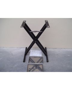 BLACK & AND STONE FOLDING BBQ BARBECUE STAND SHELVES GENUINE BSEBFS BSBECB