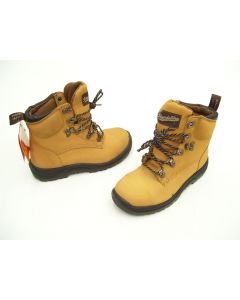 BLUNDSTONE XTREME SAFETY INDUSTRIAL WORK BOOTS SHOES BABY BUFF NUBUCK SIZE 5 NEW