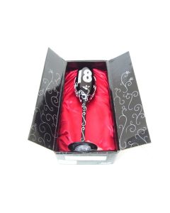 TALLULAH 18TH BIRTHDAY CHAMPAGNE FLUTE WINE GLASS HAND PAINTED DESIGNED CRAFTED