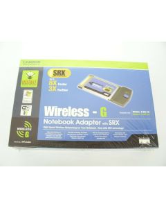 LINKSYS WIRELESS PC CARD 802.11G PCMCIA NOTEBBOK LAPTOP WIFI WPC54GX