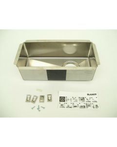 KITCHEN SINK BLANCO SINGLE BOWL UNDERMOUNT COLANDER CLAROX CLAROX180U