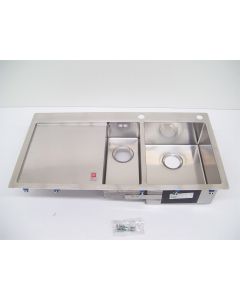 KITCHEN SINK BLANCO 1 1/4 BOWL 60CM CABINET INSET CLARON CLARON6SL LEFT DRAINER