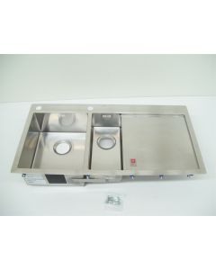 KITCHEN SINK BLANCO 1 1/4 BOWL 60CM CABINET INSET CLARON CLARON6SR RIGHT DRAINER