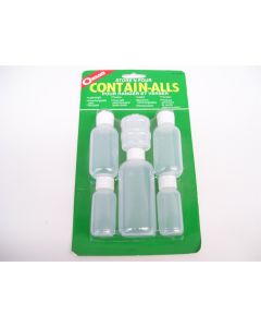 PLASTIC CONTAINER LIQUID CAMPING TRAVEL COGHLAN'S 8525 STORE'N POUR CONTAIN-ALLS