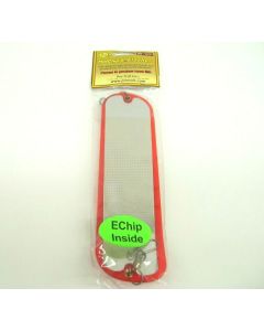 Fishing Hard Bait Fish Salmon Flasher Attractor Protroll HotChip 8" Red Silver