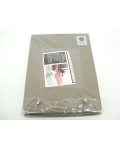 BED SHEET SINGLE SIZE EGYPTIAN COTTON LUXURY 300TC FLAT LINEN COVER BROWN GREY