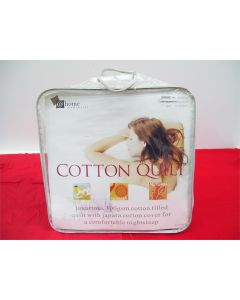 QUEEN SIZE COTTON QUILT COVER SET DOONA DUVER BED 210CM X 210CM WHITE HOMEWARES