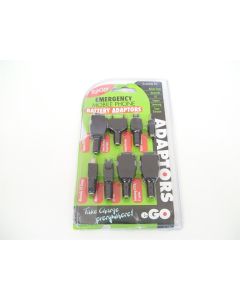 E2GO EGO EMERGENCY MOBILE PHONE BATTERY ADAPTORS CHARGING ADAPTERS ADAPTER PLUG
