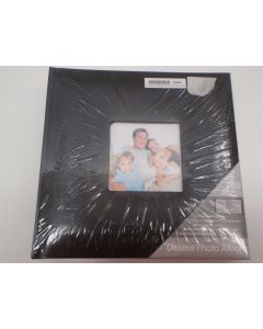 PLATINUM PS043 DELUXE BOOK BOUND BLACK PHOTO ALBUM 200 PHOTOS 10 X15CM