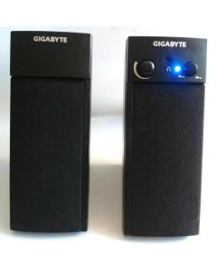 USB POWERED SPEAKERS PC STEREO MAC GIGABYTE GP-S4600 SYSTEM LAPTOP NOTEBOOK
