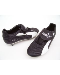 PUMA CELL SIRO PRO MENS FOOTBALL SOCCER BOOTS US 8 199200 01 BLACK SILVER