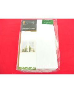  LACE CURTAIN SHEER WINDOW DOOR DRAPE FABRIC HOME 270 X 137CM FILGREE PRINCESS