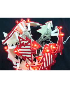 XMAS FAIRY LIGHTS STRING BALL BULBS WEDDING PARTY DECOR BEDROOM RED TREE 5M