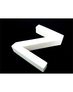 WOODEN LOWER CASE LETTER Z WHITE PARTY EVENT WEDDING RECEPTION ENGAGEMENT SIGN