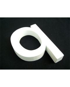 WOODEN LOWER CASE LETTER Q WHITE PARTY EVENT WEDDING RECEPTION ENGAGEMENT SIGN