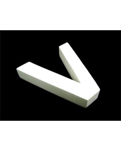 WOODEN LOWER CASE LETTER V WHITE PARTY EVENT WEDDING RECEPTION ENGAGEMENT SIGN