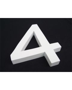 WOODEN HOUSE NUMBER NUMERAL 4 WHITE PARTY EVENT WEDDING RECEPTION ENGAGEMENT