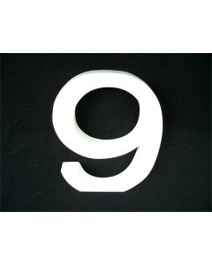 WOODEN HOUSE NUMBER NUMERAL 9 WHITE PARTY EVENT WEDDING RECEPTION ENGAGEMENT