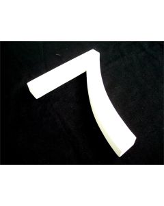 WOODEN HOUSE NUMBER NUMERAL 7 WHITE PARTY EVENT WEDDING RECEPTION ENGAGEMENT