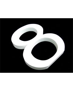 WOODEN HOUSE NUMBER NUMERAL 8 WHITE PARTY EVENT WEDDING RECEPTION ENGAGEMENT