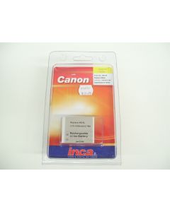 INCA CANON NB-6L LI-ION DIGITAL CAMERA BATTERY 3.7V 1000MAH 3.7WH POWERSHOT IXUS