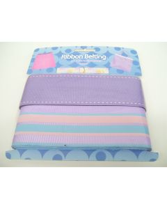 BELTING TRIM RIBBON TRIMS POLYESTER PRINTED MULTICOLOUR SEWING SEW CRAFT 38MM