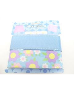 BELTING TRIM RIBBON TRIMS POLYESTER PRINTED MULTICOLOUR SEWING SEW CRAFT 38MM